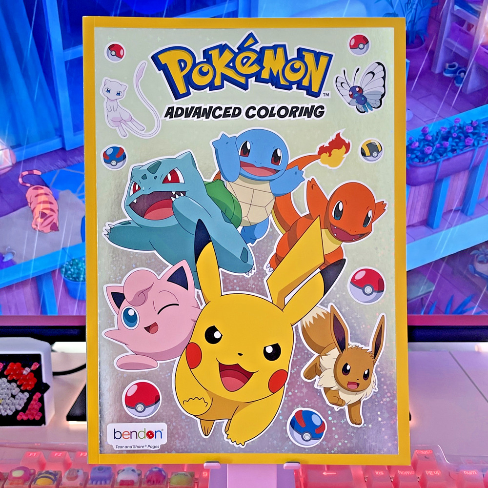Pokemon Advanced Coloring Book Tear N Share Pages Nintendo Pikachu 2022